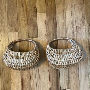 Set of 2 Flower Girl Baskets
